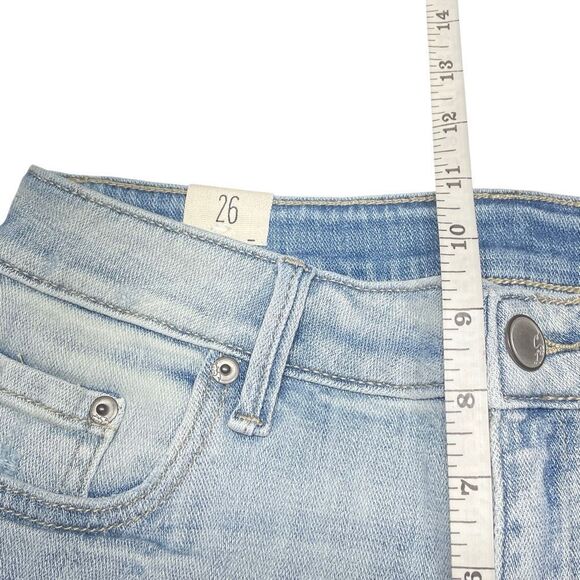 Cosmic Blue Love Light Wash Riptide Jean Shorts - Picture 5 of 7